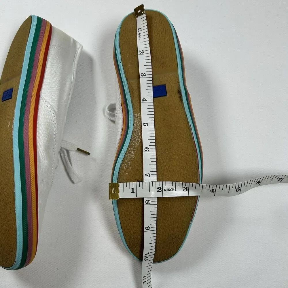 Keds Rainbow Sole Sneakers Tennis Shoes White Dream Foam Womens Size 9/ EUR 40 - Picture 9 of 11